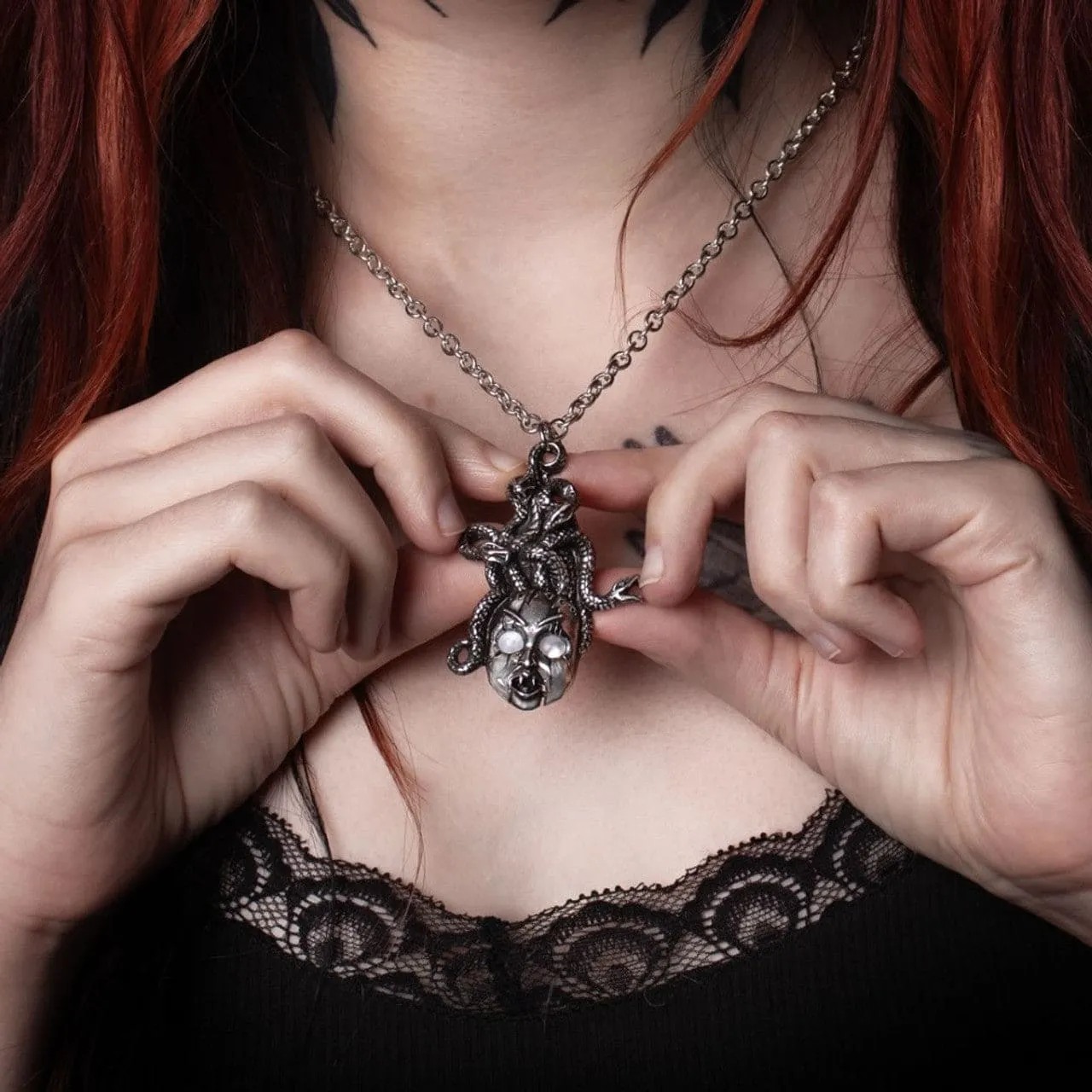 Curse of the Undoll With A Vacant Gaze Pendant Necklace