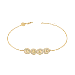 Custom Diamond Bubble Bracelet
