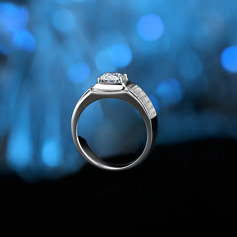 Custom Engagement Rings Personalized Moissanite Rings Diamond Matching Ring