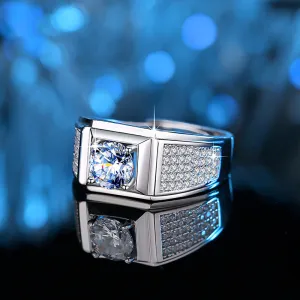 Custom Engagement Rings Personalized Moissanite Rings Diamond Matching Ring