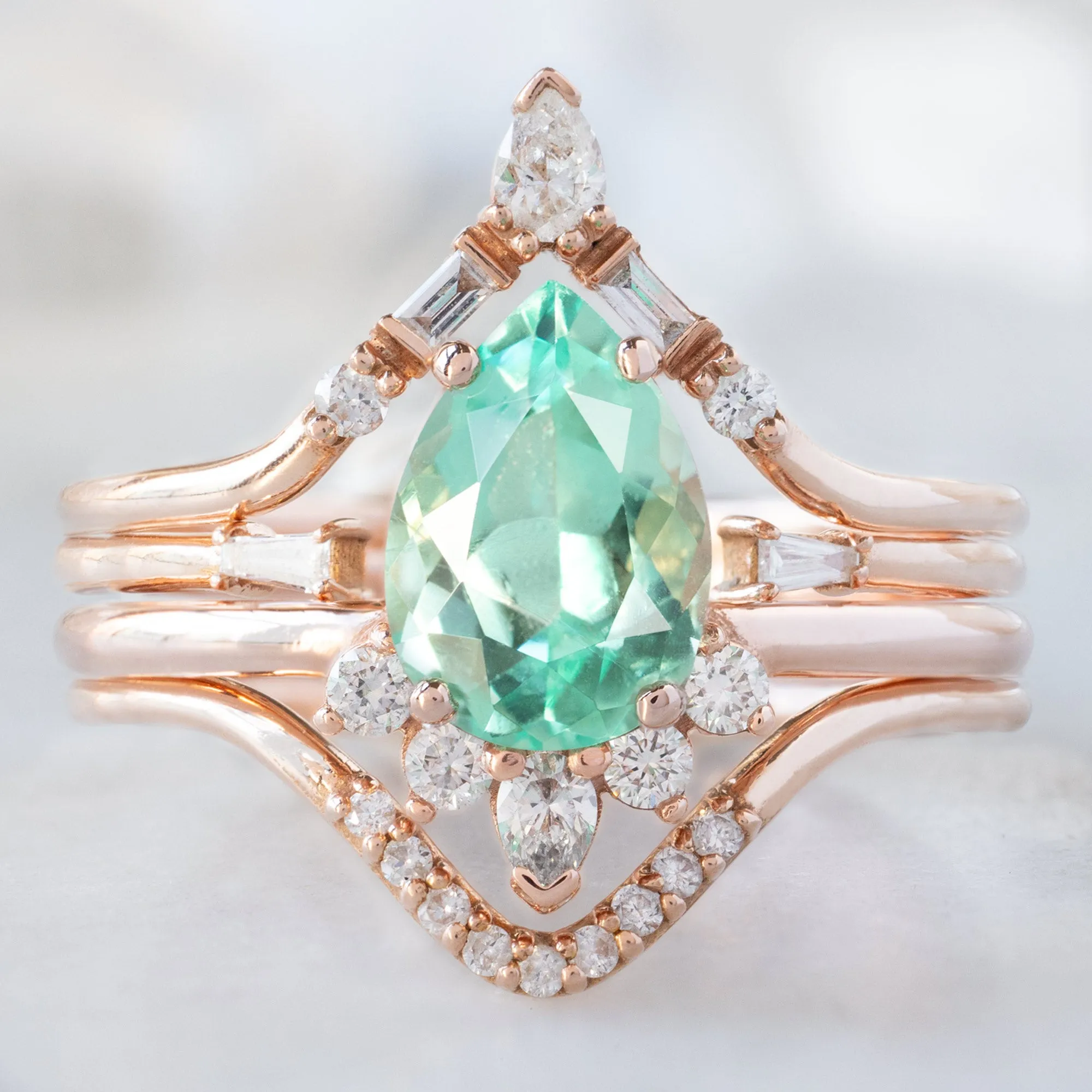 Design Your Own Custom | Emerald Engagement Ring
