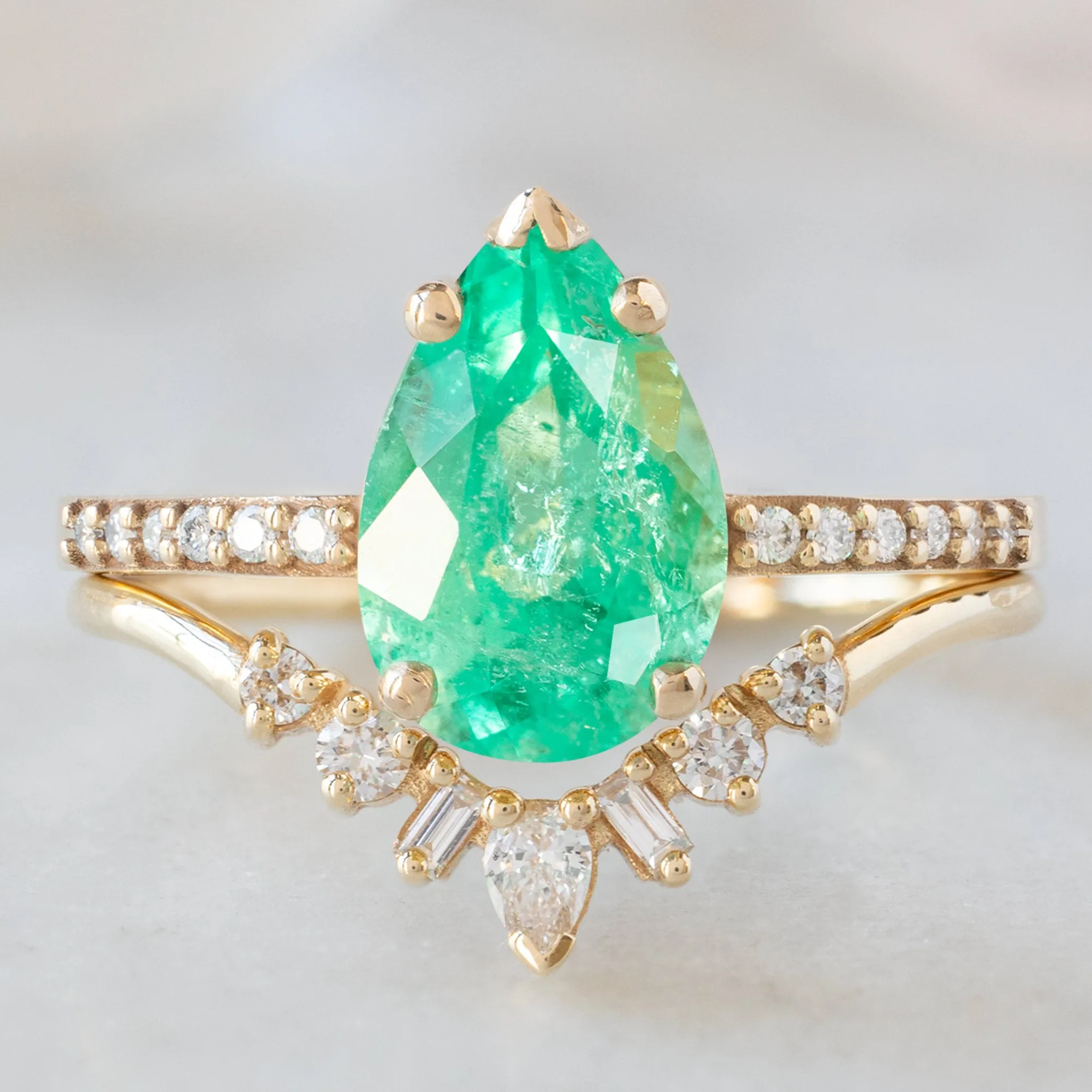 Design Your Own Custom | Emerald Engagement Ring