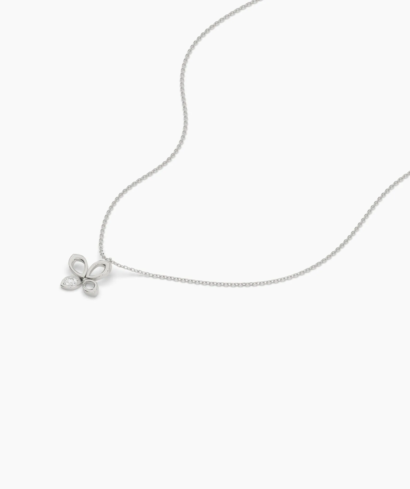 Diamond Butterfly Pendant