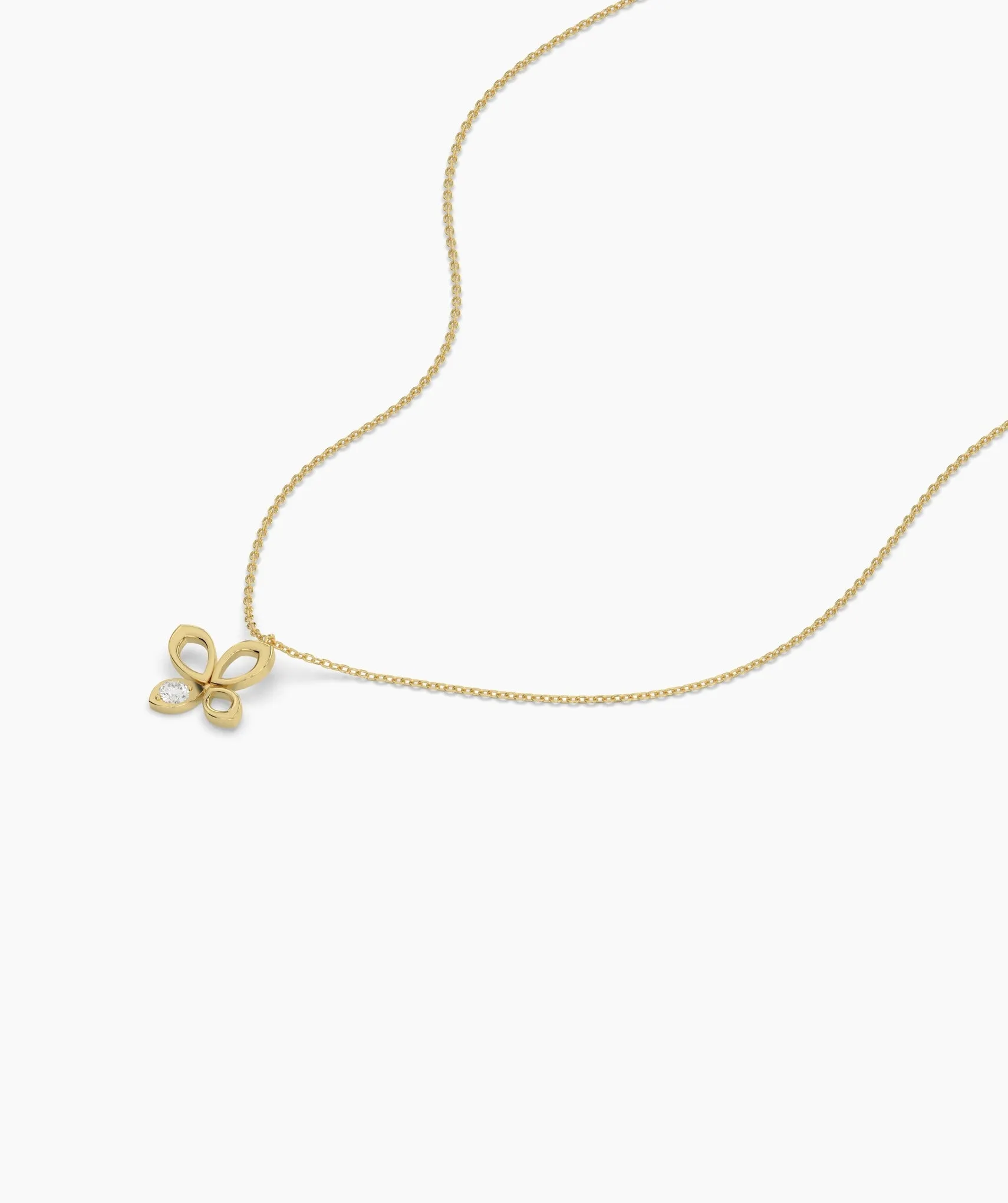 Diamond Butterfly Pendant