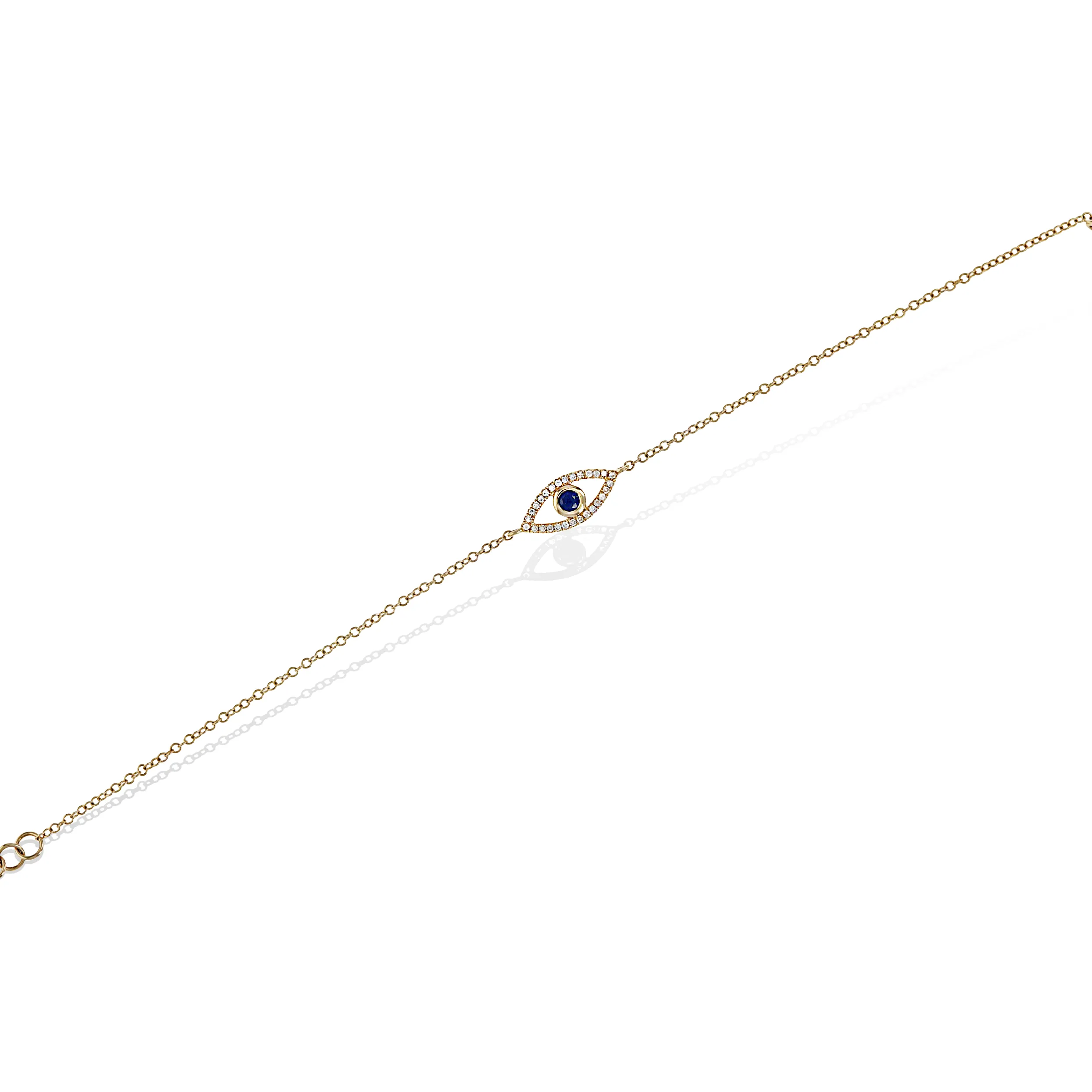 Diamond Evil Eye Bracelet