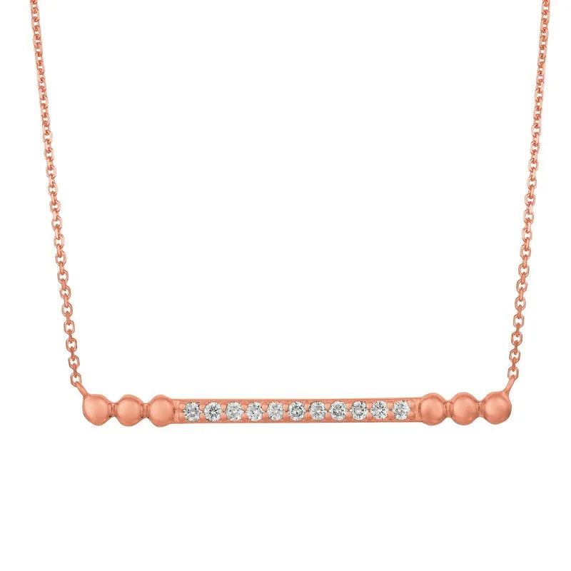 DIAMOND NECKLACE 14K GOLD (0.25 CTW) 9