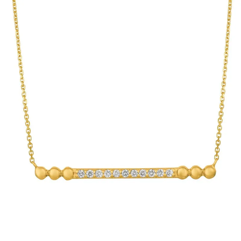 DIAMOND NECKLACE 14K GOLD (0.25 CTW) 9