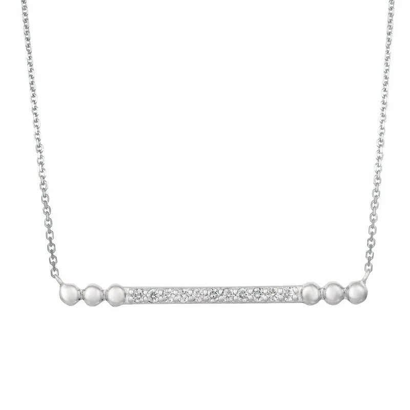 DIAMOND NECKLACE 14K GOLD (0.25 CTW) 9