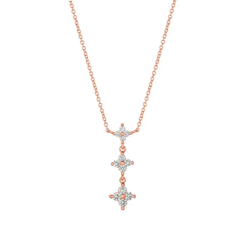DIAMOND NECKLACE 14K GOLD (0.85 CTW)