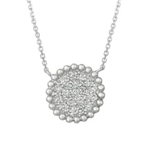 DIAMOND ROUND NECKLACE 14K GOLD (0.75 CTW) N5592.75Y