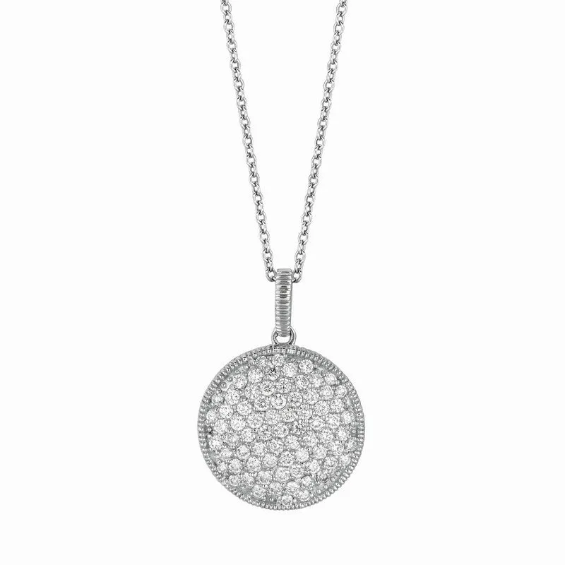 DIAMOND ROUND NECKLACE 14K GOLD (1.81 CTW)