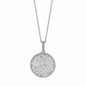DIAMOND ROUND NECKLACE 14K GOLD (1.81 CTW)