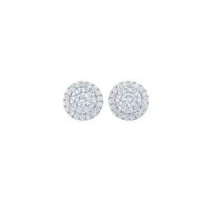 Diamond Sunburst Earrings