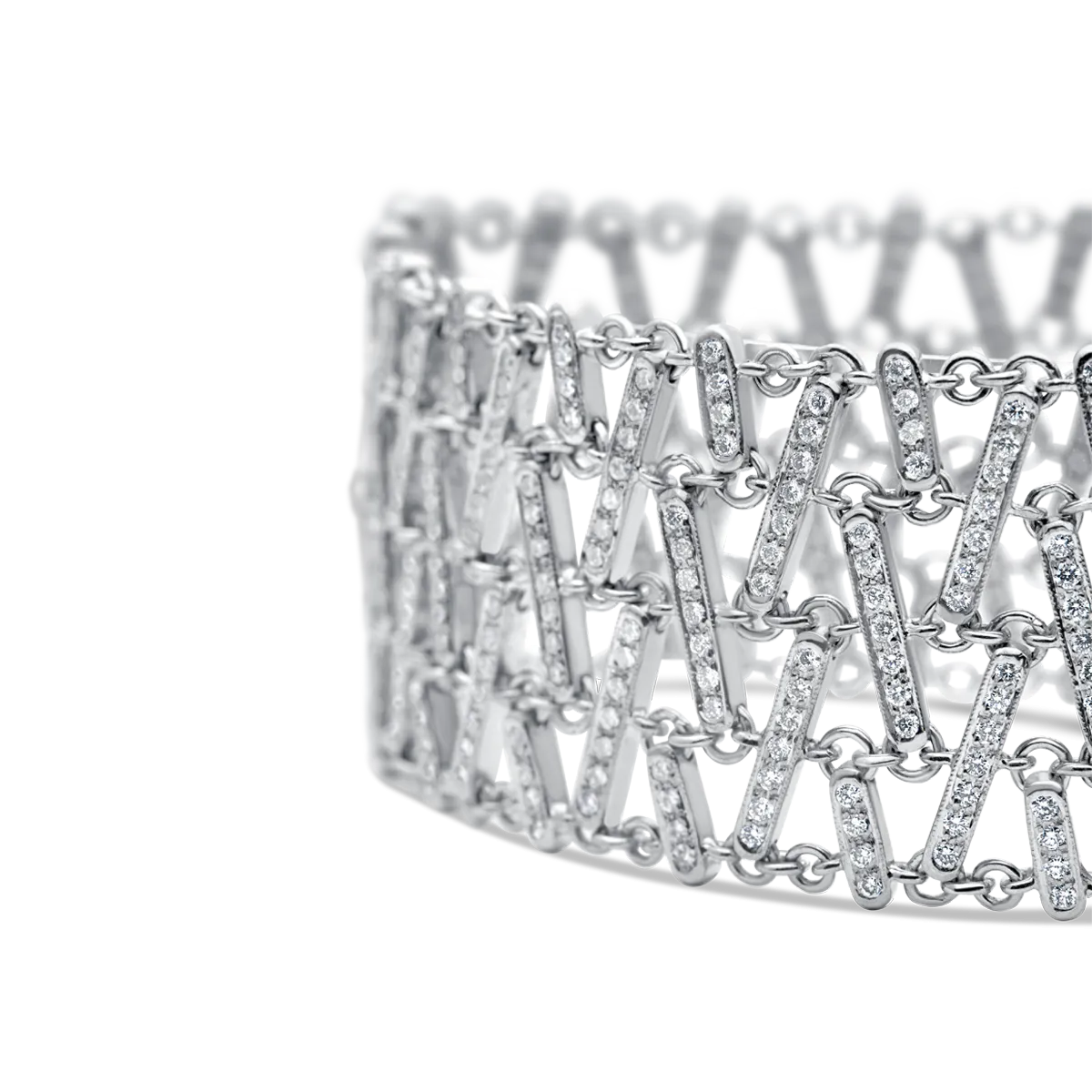 Diamond Tic Tac Bracelet