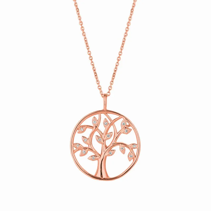 DIAMOND TREE NECKLACE 14K GOLD (0.11 CTW)
