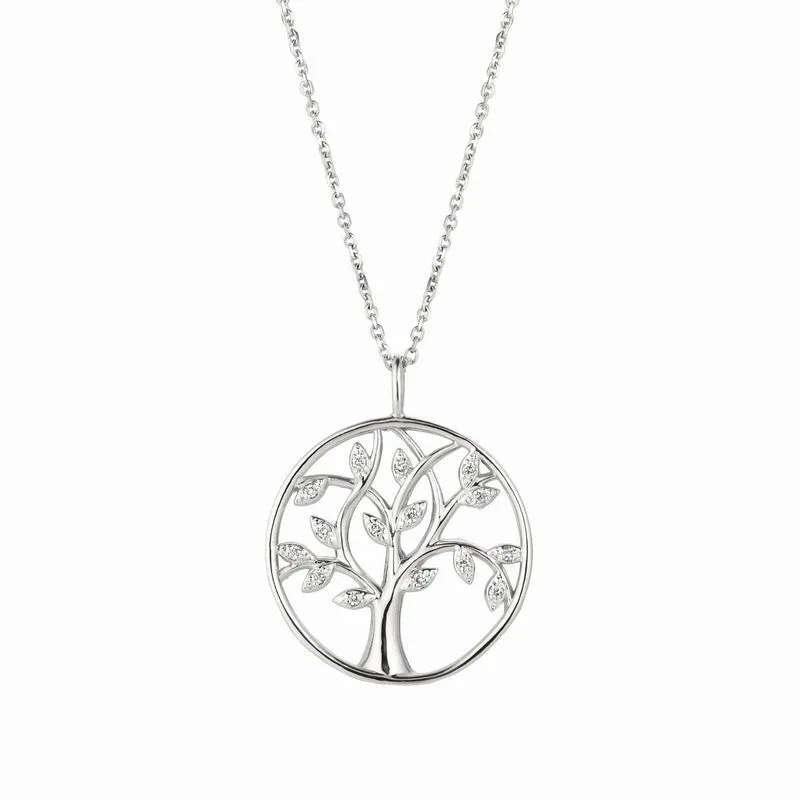 DIAMOND TREE NECKLACE 14K GOLD (0.11 CTW)
