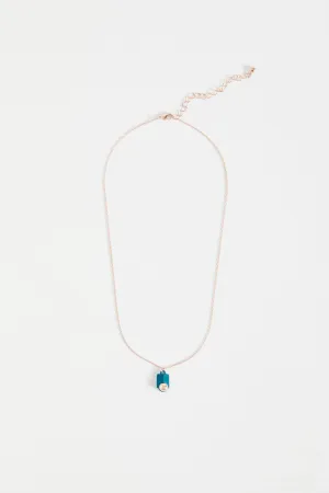 Dott Necklace | Elk The Label | Teal