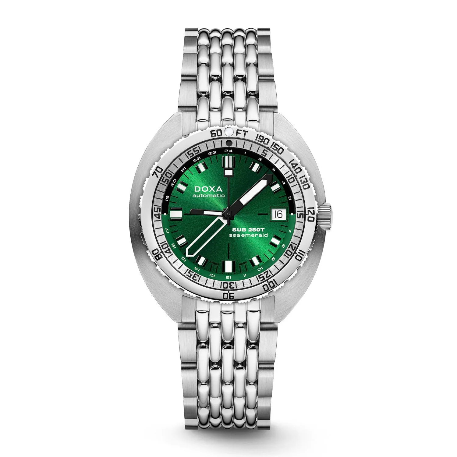 DOXA SUB 250T GMT Sea Emerald Automatic – 855.10.131.10