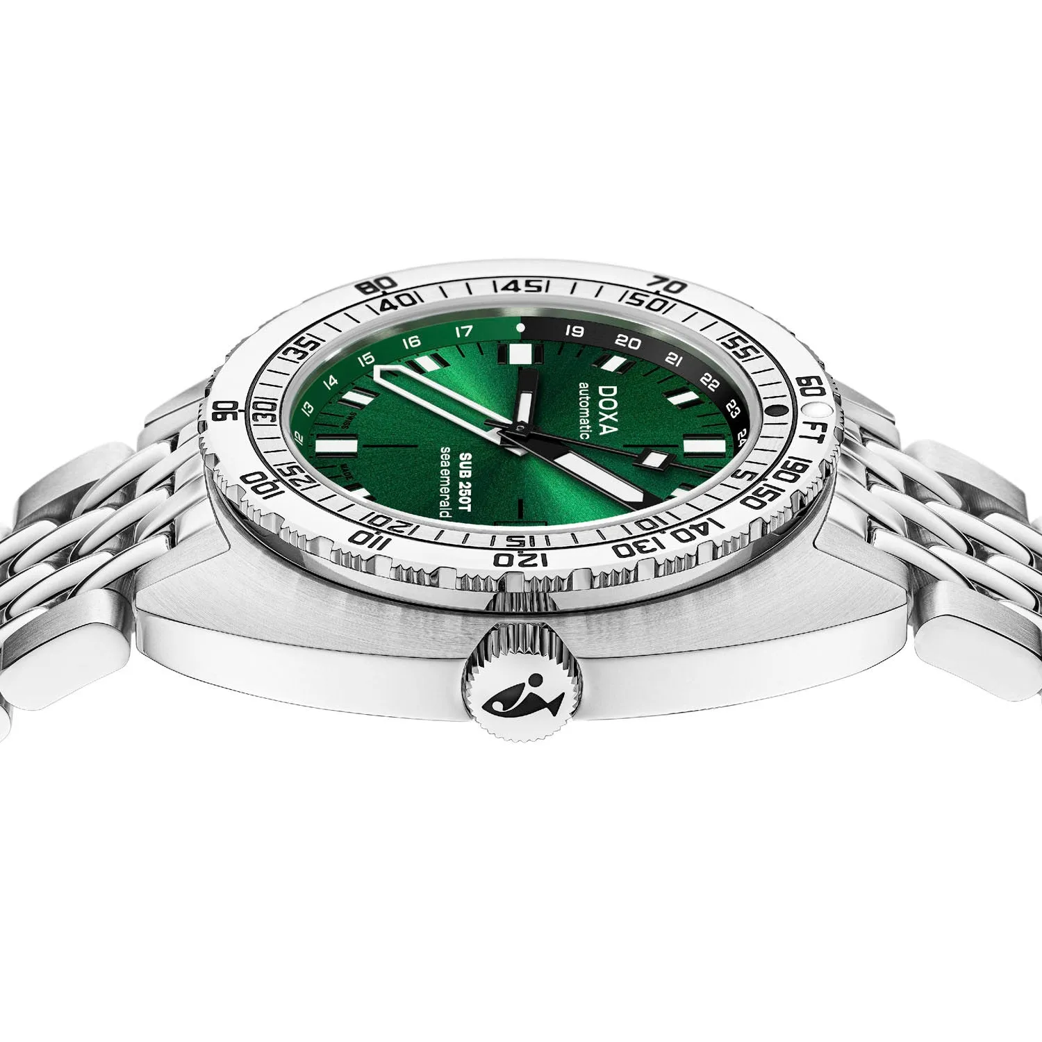 DOXA SUB 250T GMT Sea Emerald Automatic – 855.10.131.10