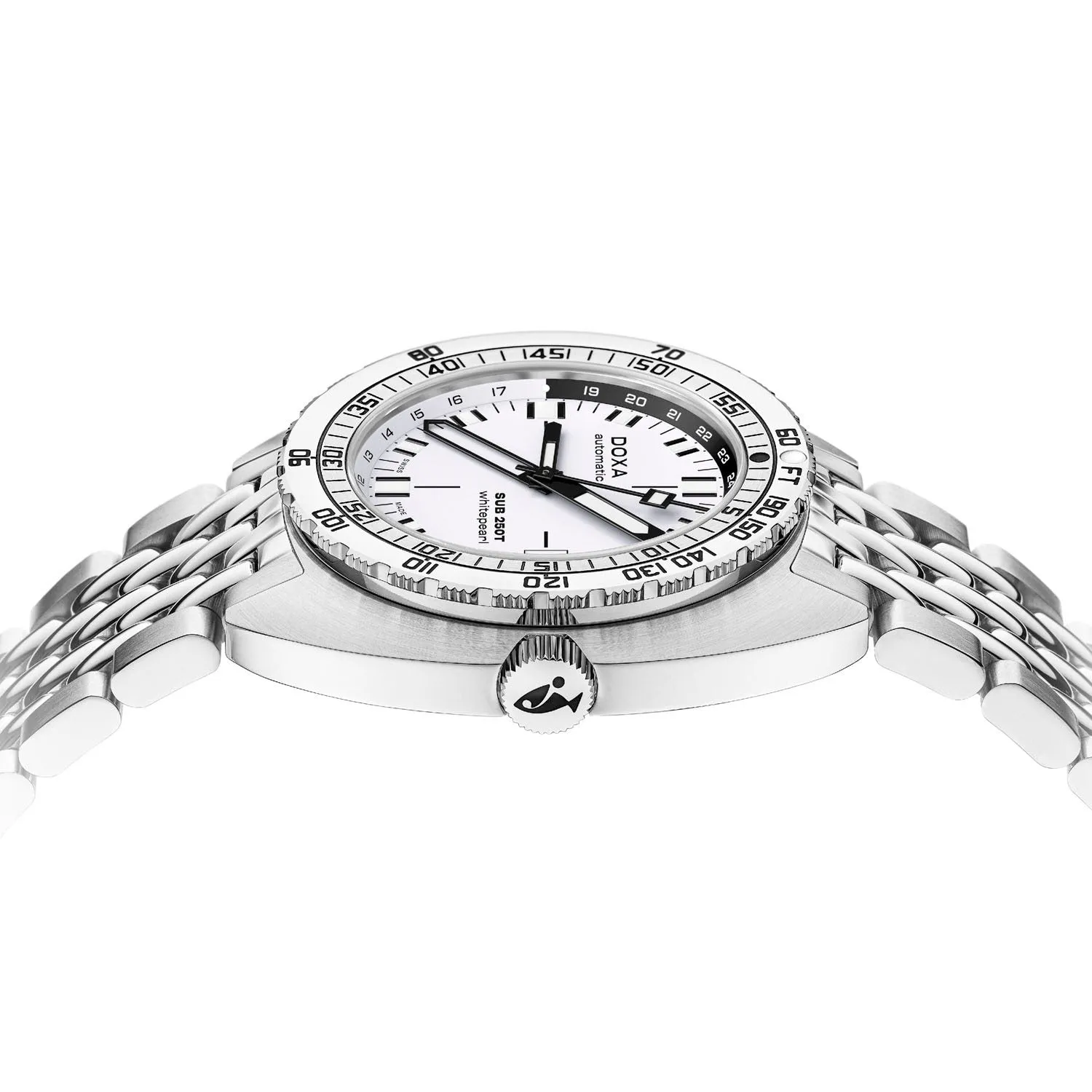 DOXA SUB 250T GMT Whitepearl Automatic – 855.10.011.10