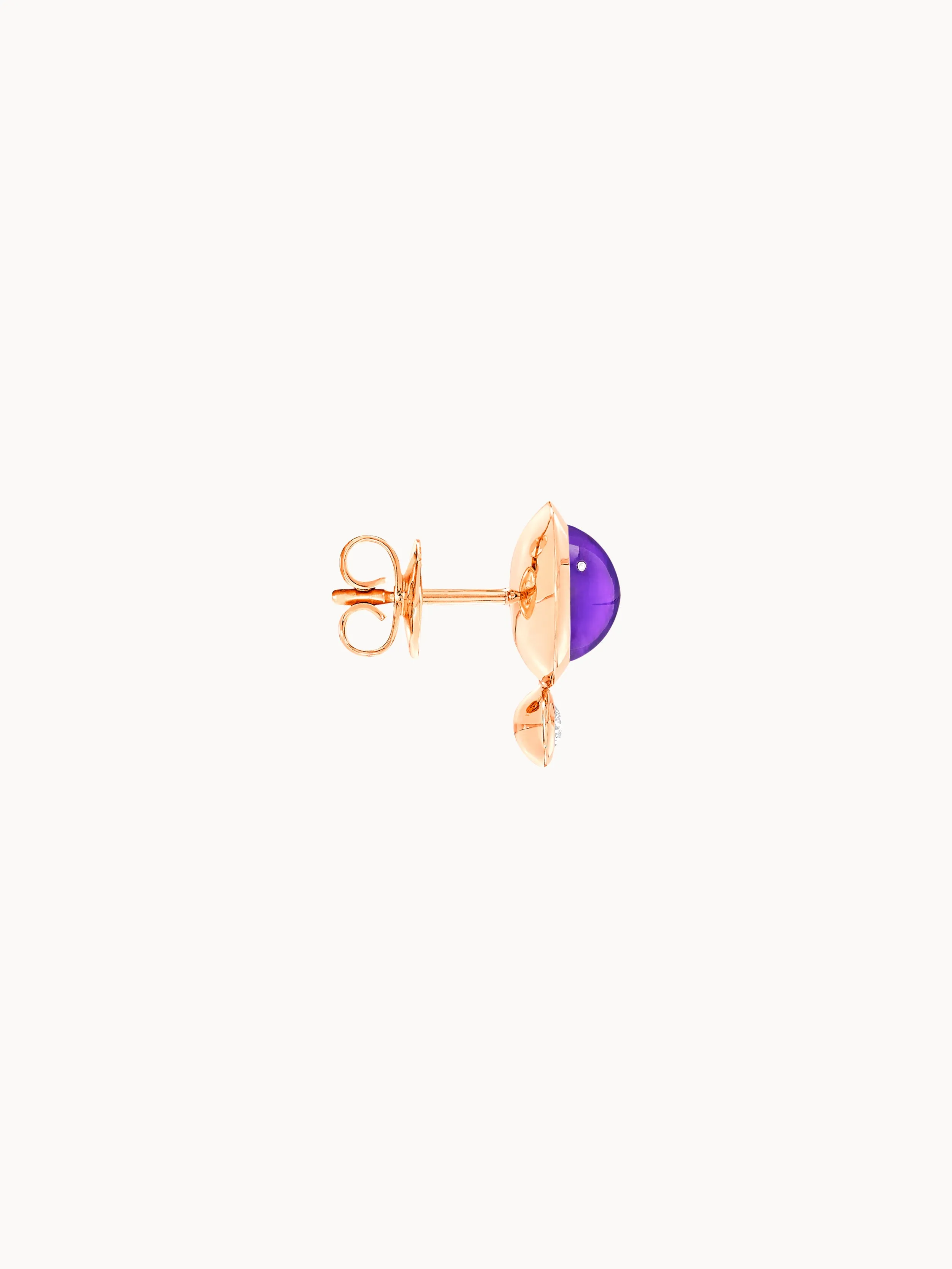 Earrings BOUTON Amethyst / Classic Amethyst