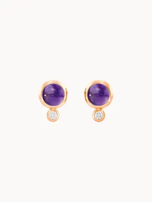Earrings BOUTON Amethyst / Classic Amethyst
