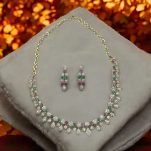 Elegant Amethyst Necklace Set