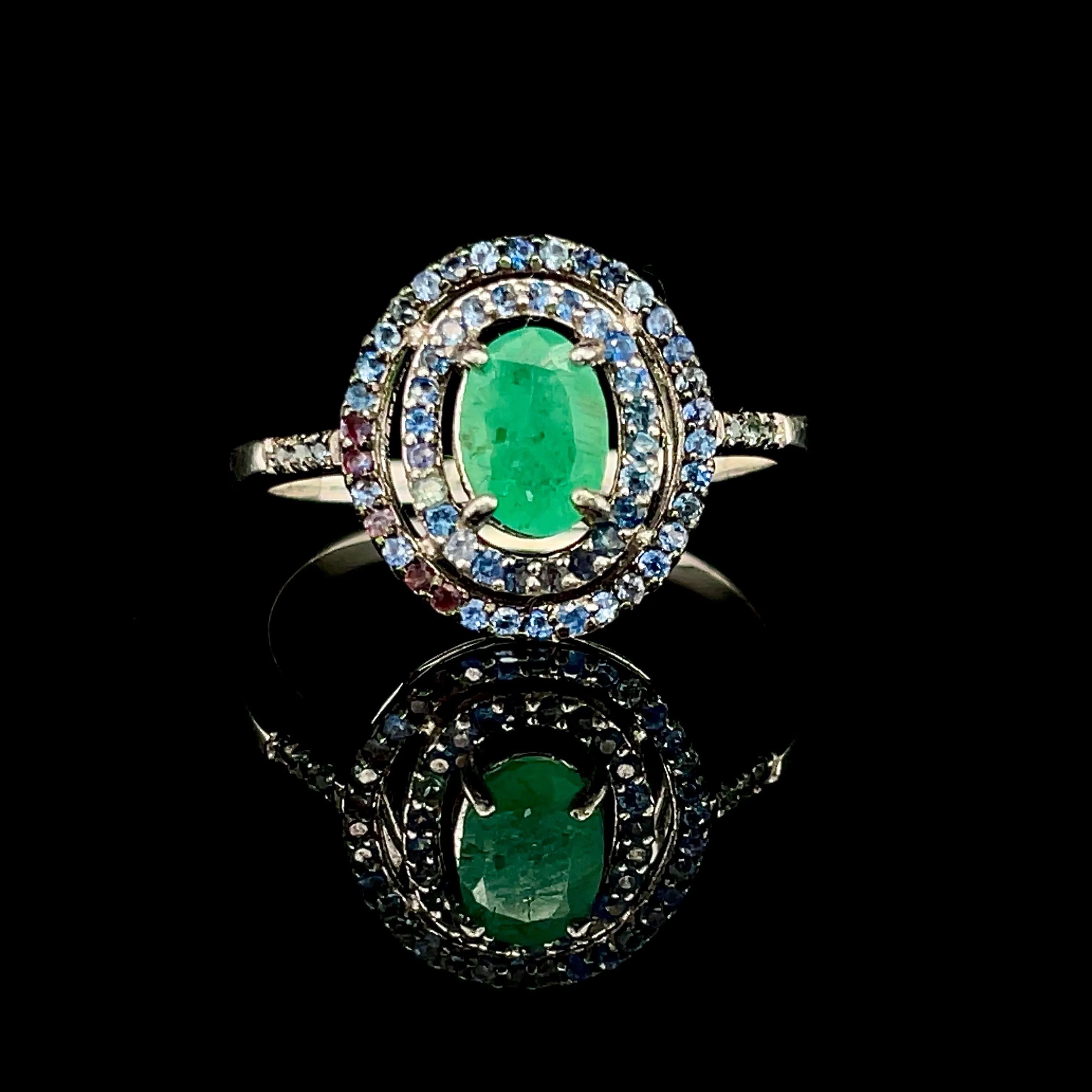 Emerald & Sapphire Ring