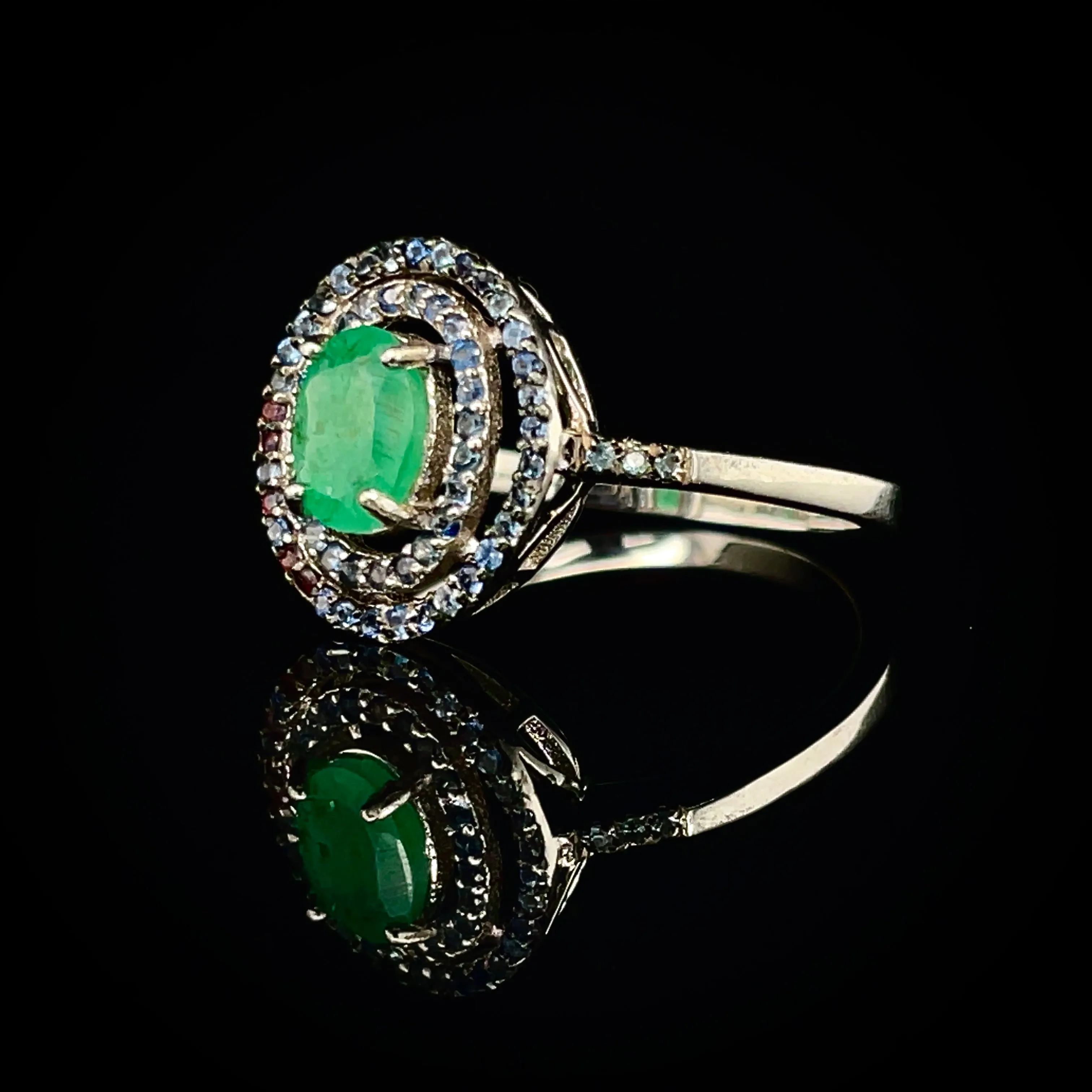 Emerald & Sapphire Ring
