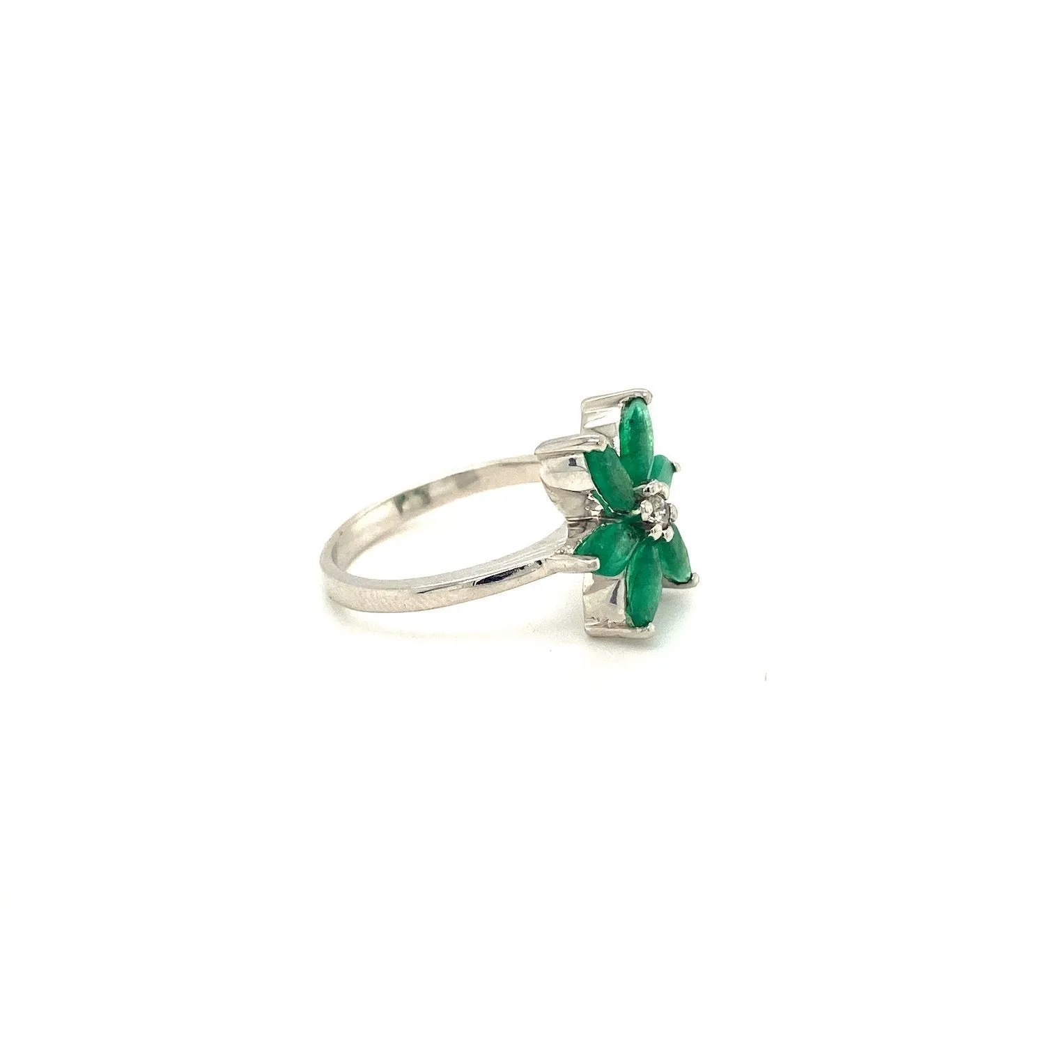 Emerald Ring in .925 Sterling Silver - KSR 15061