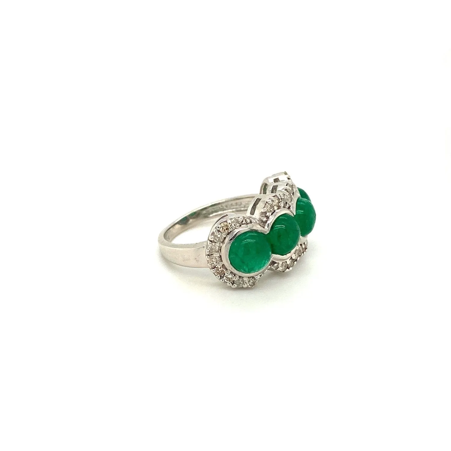 Emerald Ring in .925 Sterling Silver - KSR 17360