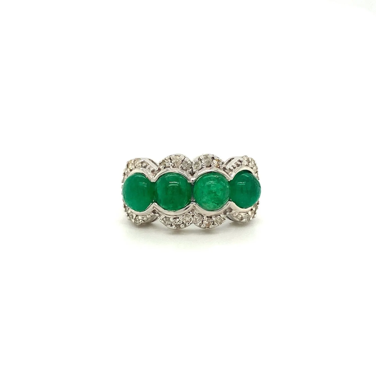 Emerald Ring in .925 Sterling Silver - KSR 17360