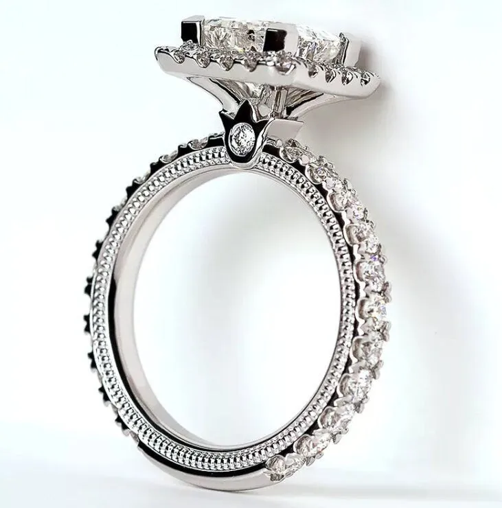 Engagement Ring | Big Carat Diamond Ring | Big Diamond Engagement Ring | Womens Big Ring | Womens Engagement Ring | Big Diamond Wedding Ring
