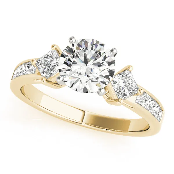 Engagement Rings Cluster Sides - TN82845