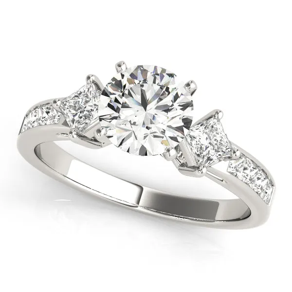 Engagement Rings Cluster Sides - TN82845