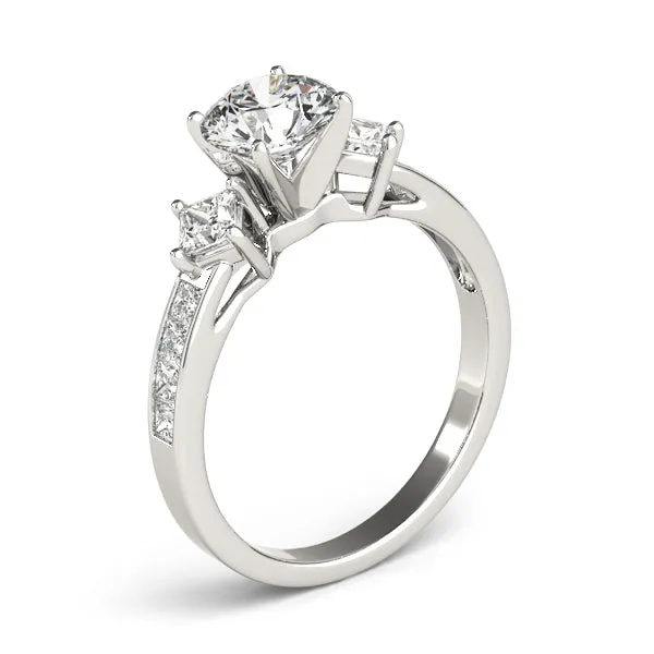 Engagement Rings Cluster Sides - TN82845