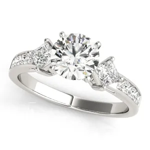 Engagement Rings Cluster Sides - TN82845