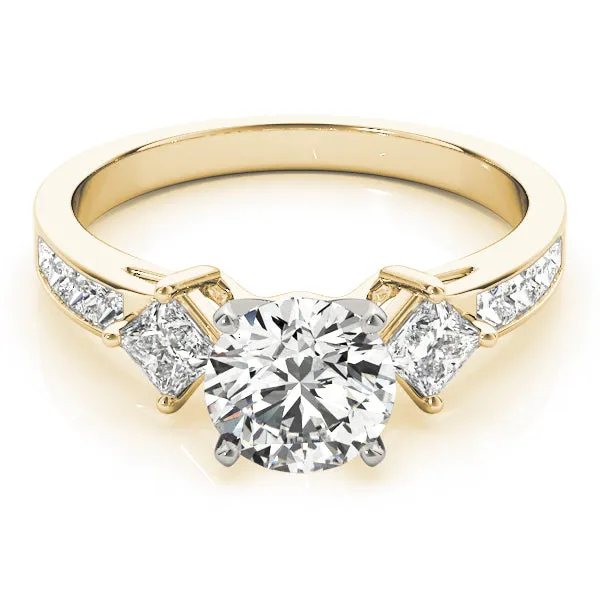 Engagement Rings Cluster Sides - TN82845