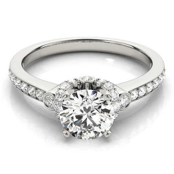 Engagement Rings Cluster Sides - TN84269