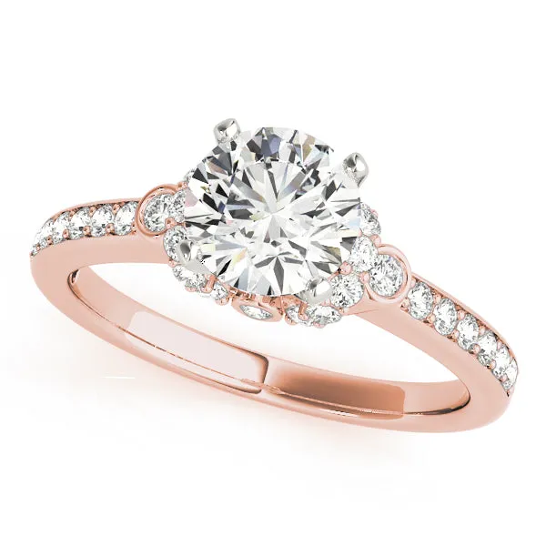 Engagement Rings Cluster Sides - TN84269