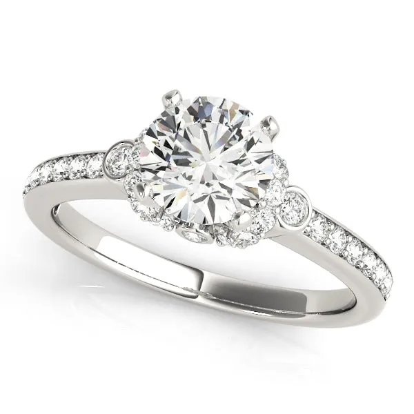 Engagement Rings Cluster Sides - TN84269