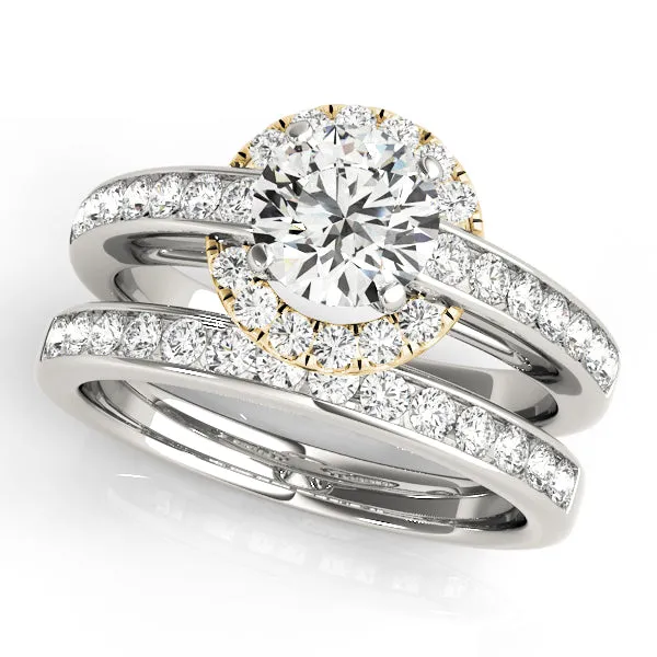 Engagement Rings Halo Round - TN50869-E