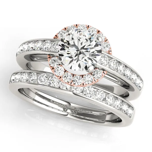 Engagement Rings Halo Round - TN50869-E