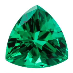 FAB Lab-Grown Trillion Emerald Stone Size