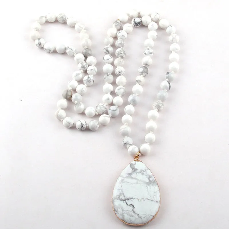 Fashion Bohemian Natural Stone Knotted Stone