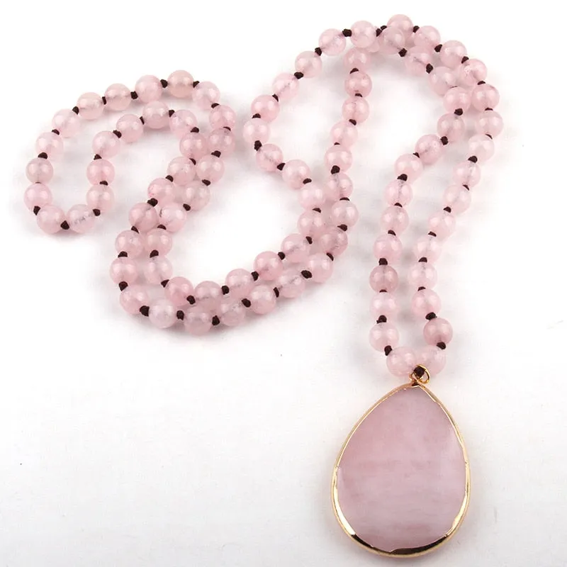 Fashion Bohemian Natural Stone Knotted Stone