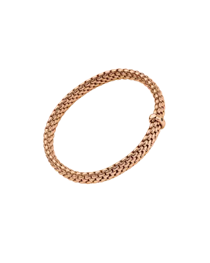 Flex'it bracelet with a black diamond by Fope