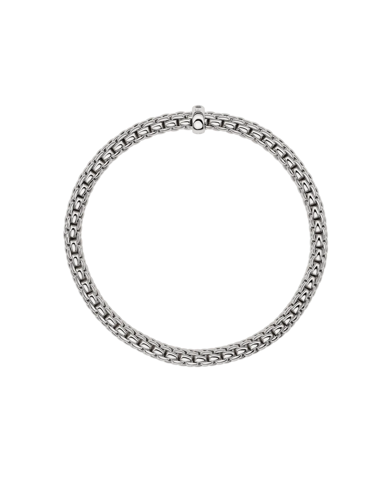 Flex'it bracelet with a black diamond by Fope