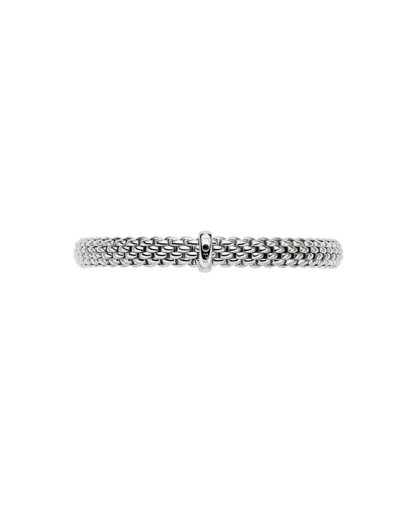 Flex'it bracelet with a black diamond by Fope