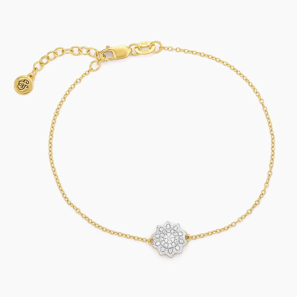 Flower Burst Chain Bracelet